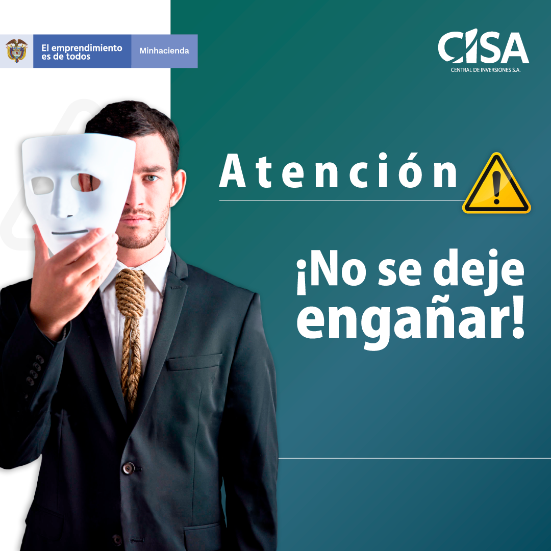 Atencion fraudes en nombre de CISA