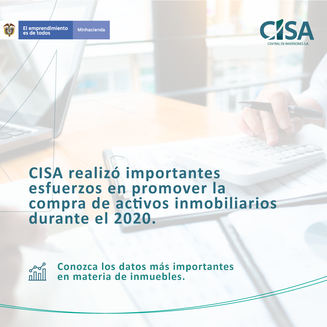 CISA realizó compra de activos inmobiliarios durante el 2020