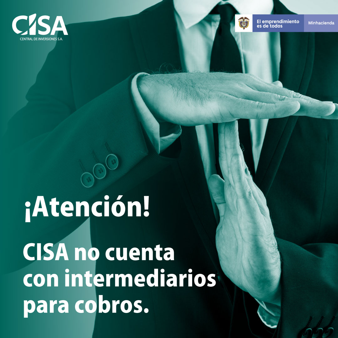 Imagen CISA no cuenta con intermediarios para cobros