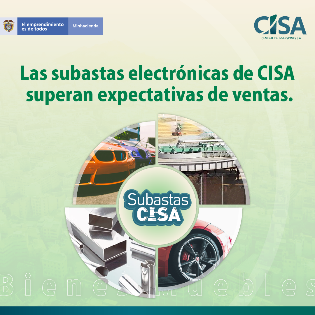 Las subastas electrónicas de CISA superan expectativas de ventas