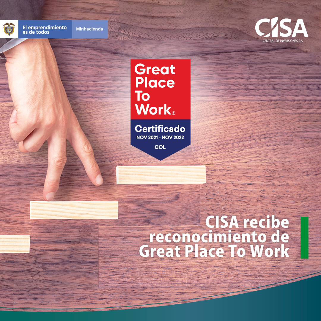 CISA recibe reconocimiento de Great Place To Work 