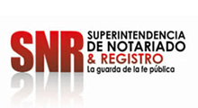 Logo de Superintendencia de Notariado y Registro- SNR