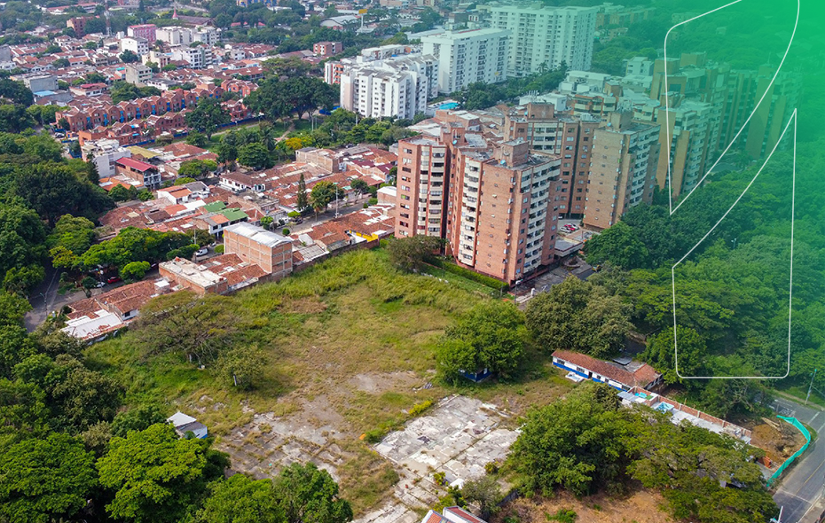 Imagen panorámica de Cali 