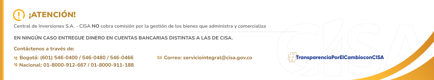 CISA, NO cobra comisión